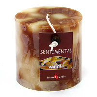 Свеча "Sentimental", запах-ваниль, 7 см, 280 гр