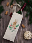 Мешочек (сумка) новогодний подарочный &quot;Кролик&quot; Влада