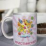 Кружка для чая "Яркая ученица" Кристиночка подарок дочери сестре внучке на 1 сентября выпускной последний звонок день рождения