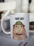 Кружка для чая &quot;Кролик-боец&quot; Мироша
