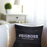 Подушка декоративная с Вашим именем "Boss"