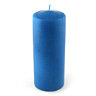 Свеча пеньковая, 5х11 см, синяя, время горения 25 ч