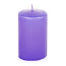 Набор свечей "Фиалка", ароматизированные, столбики, 4х6 см, 2 шт, время горения 6 ч