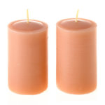 Набор свечей ароматизированных &quot;Ваниль&quot;, 4х6 см, в подарочной упаковке2 шт, время горения 5 ч