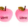 Набор свечей "Happy Valentine's Day", розовые, 4.5x3.5см, 2шт