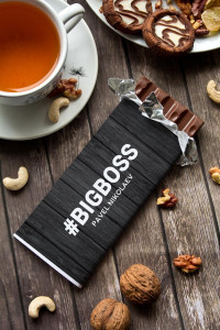 Шоколад с Вашим именем "Boss"