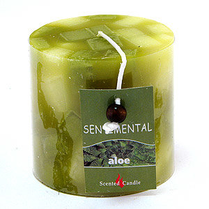 Свеча "Sentimental", запах-алое, 7 см, 280 гр