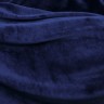 Плед с рукавами темно-синий материал плюш