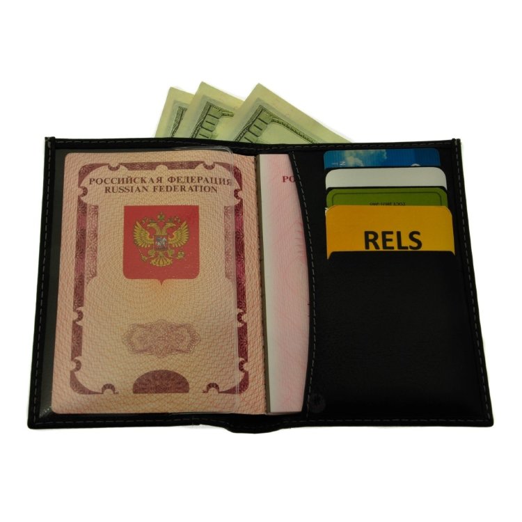 Обложка для паспорта Wild с отделением для купюр